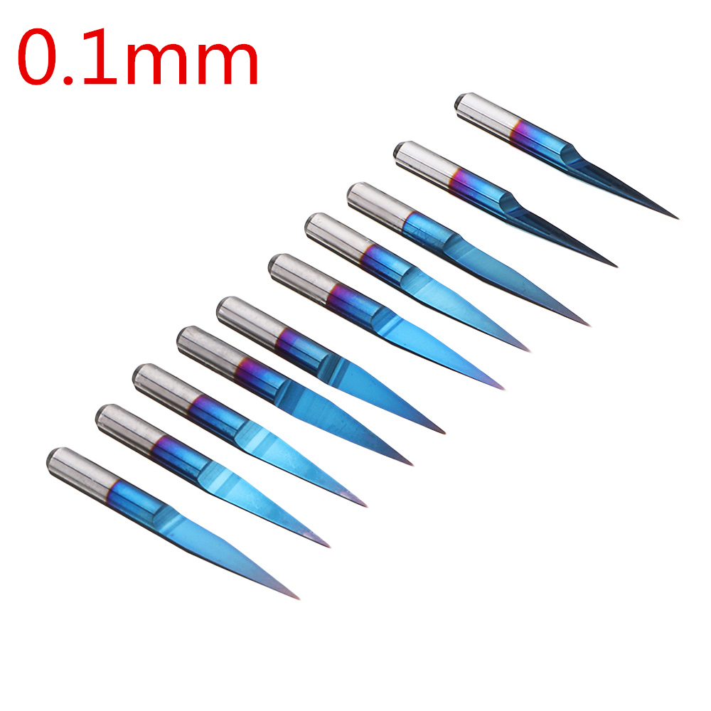 ดอกกัด PCB เคลือบสีน้ำเงินขนาด - Carbide End Mill บทวิจารณ์และราคา