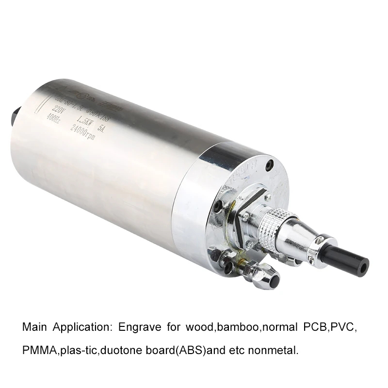 มอเตอร์แกนหมุนน้ำเย็นสำหรับงาน - Water Cooled Spindle บทวิจารณ์และราคา