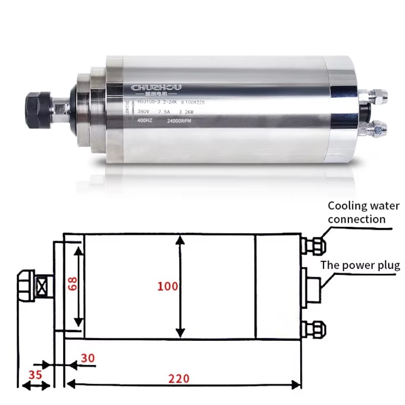 แกนหมุนระบายความร้อนด้วยน้ำ 3  - Water Cooled Spindle บทวิจารณ์และราคา