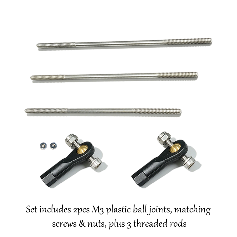 ชุดประกอบด้วยหัวบอลพลาสติก M3  - Ball Screw บทวิจารณ์และราคา