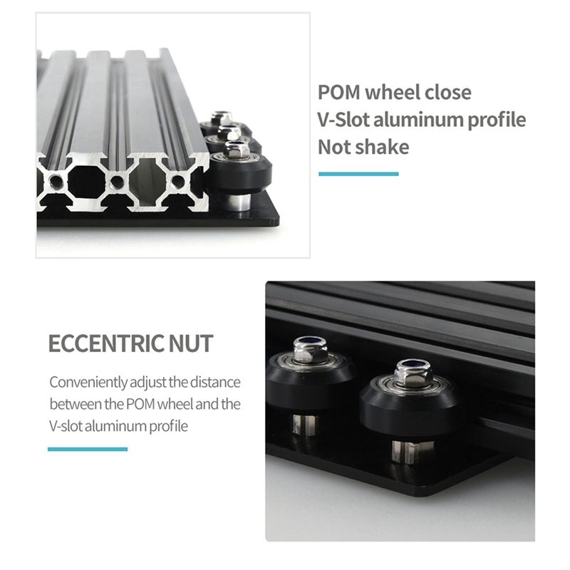 【คริสต์มาส】ชุดแผ่นรองแกนทรี V- - V Slot Wheel บทวิจารณ์และราคา