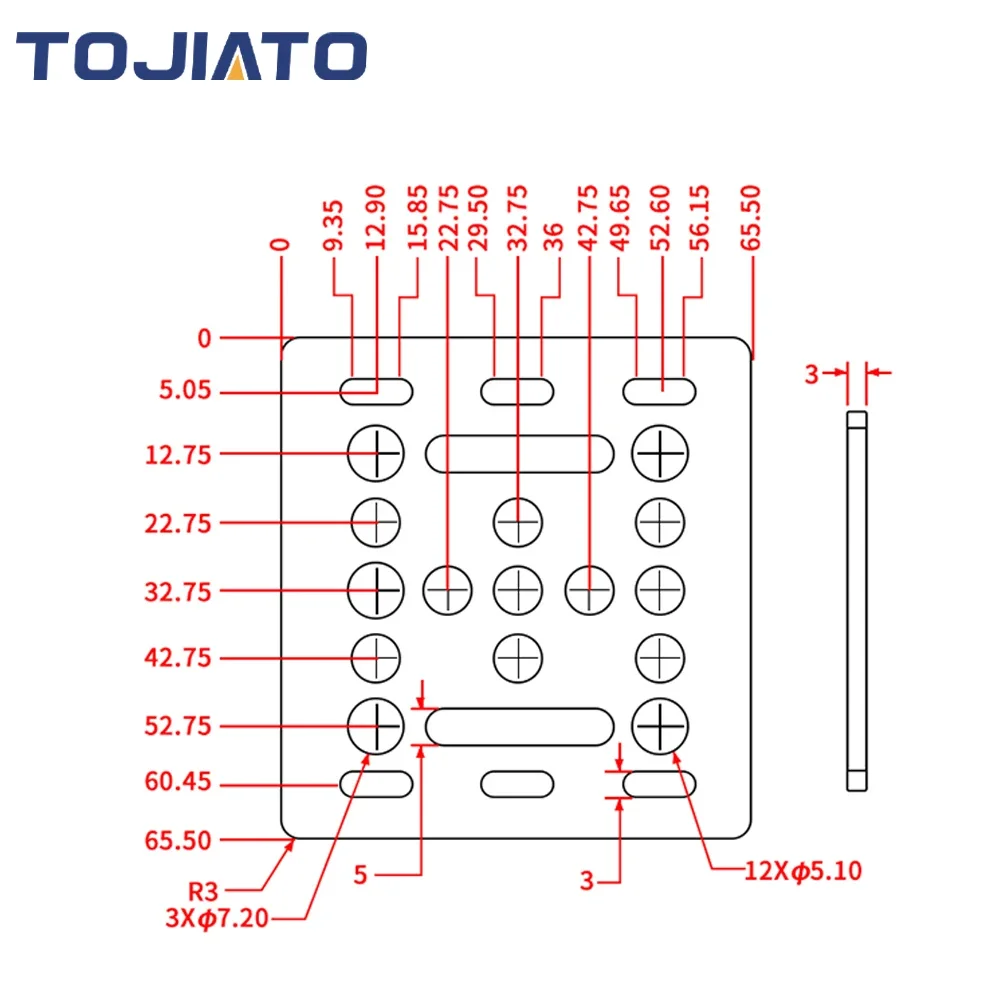 Tojiato V Gantry แผ่นแกน X Sli - V Slot Wheel บทวิจารณ์และราคา