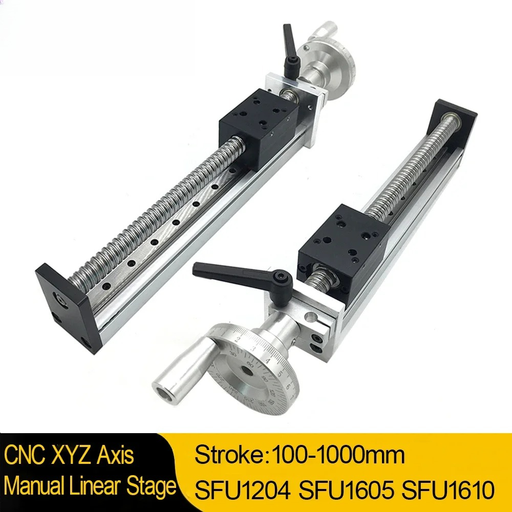 แท่นเลื่อนแบบมือหมุน ระยะเคลื่ - Linear Rail บทวิจารณ์และราคา