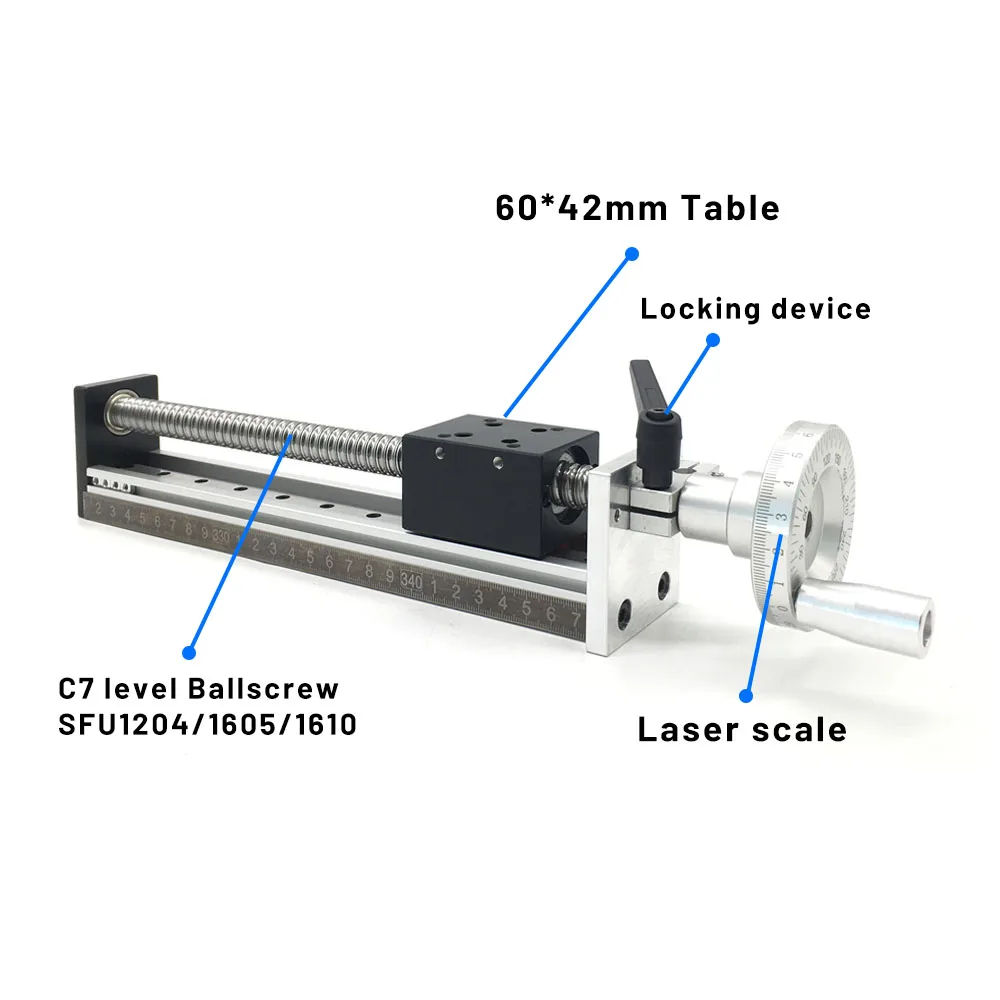 แท่นเลื่อนแบบมือหมุน ระยะเคลื่ - Linear Rail บทวิจารณ์และราคา