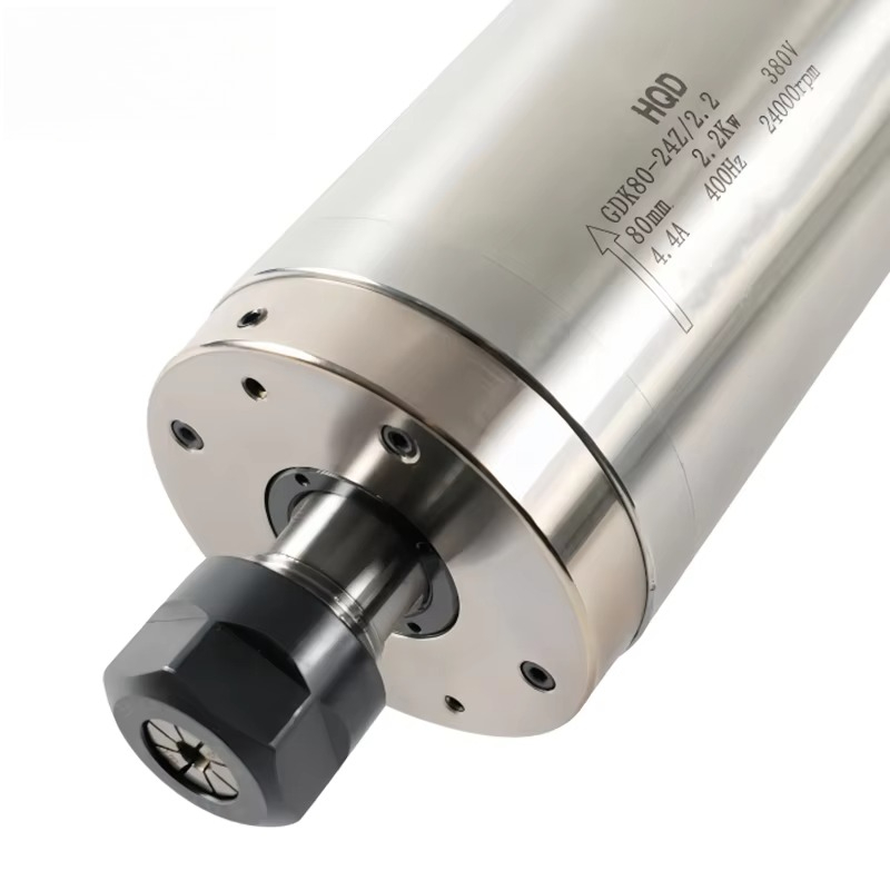 HQD 2.2KW แกนมอเตอร์แรงบิดคงที - Water Cooled Spindle บทวิจารณ์และราคา