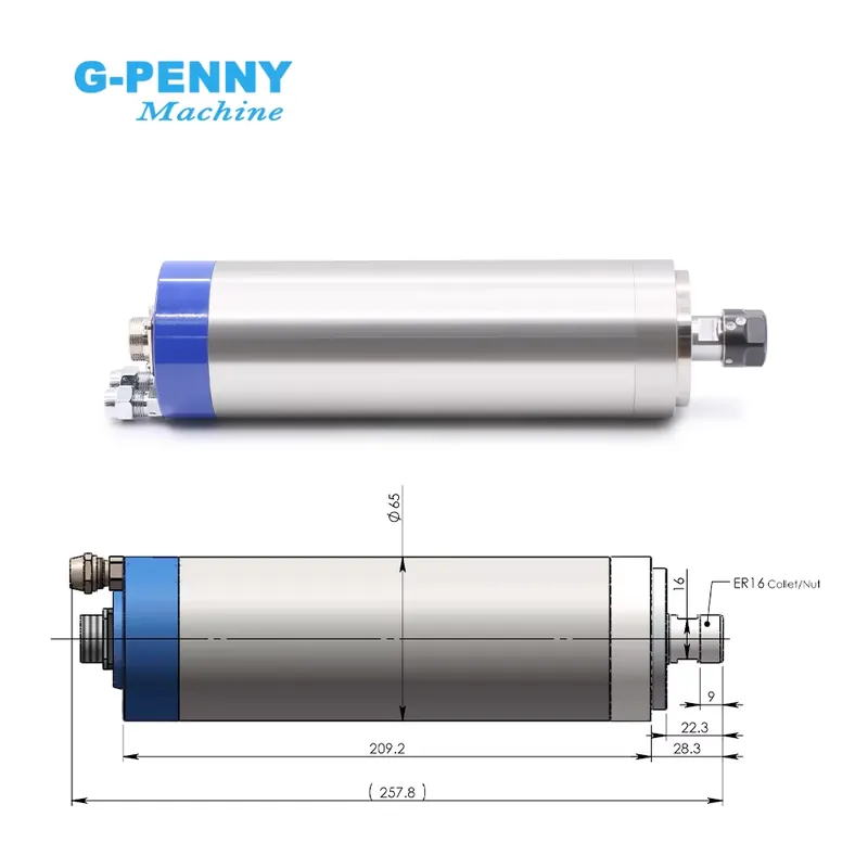 ชุดมอเตอร์แกนหมุนระบายความร้อน - Water Cooled Spindle บทวิจารณ์และราคา