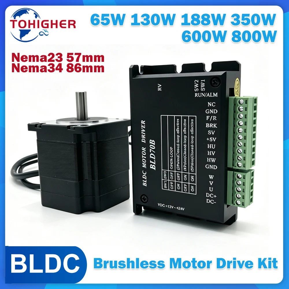 ชุดควบคุมมอเตอร์ไร้แปรงถ่าน DC - Nema23 Stepper บทวิจารณ์และราคา