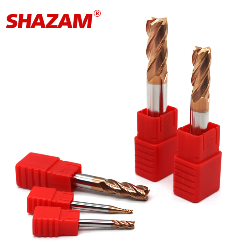 Shazam HRC55 4ก้านแบบปลายแบน4ข - End Mill Set บทวิจารณ์และราคา