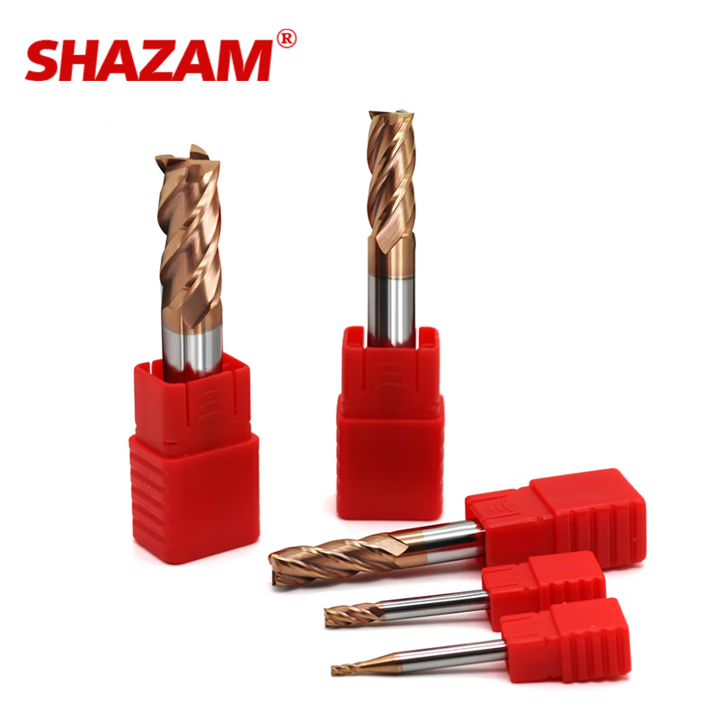 Shazam HRC55 4ก้านแบบปลายแบน4ข - End Mill Set บทวิจารณ์และราคา