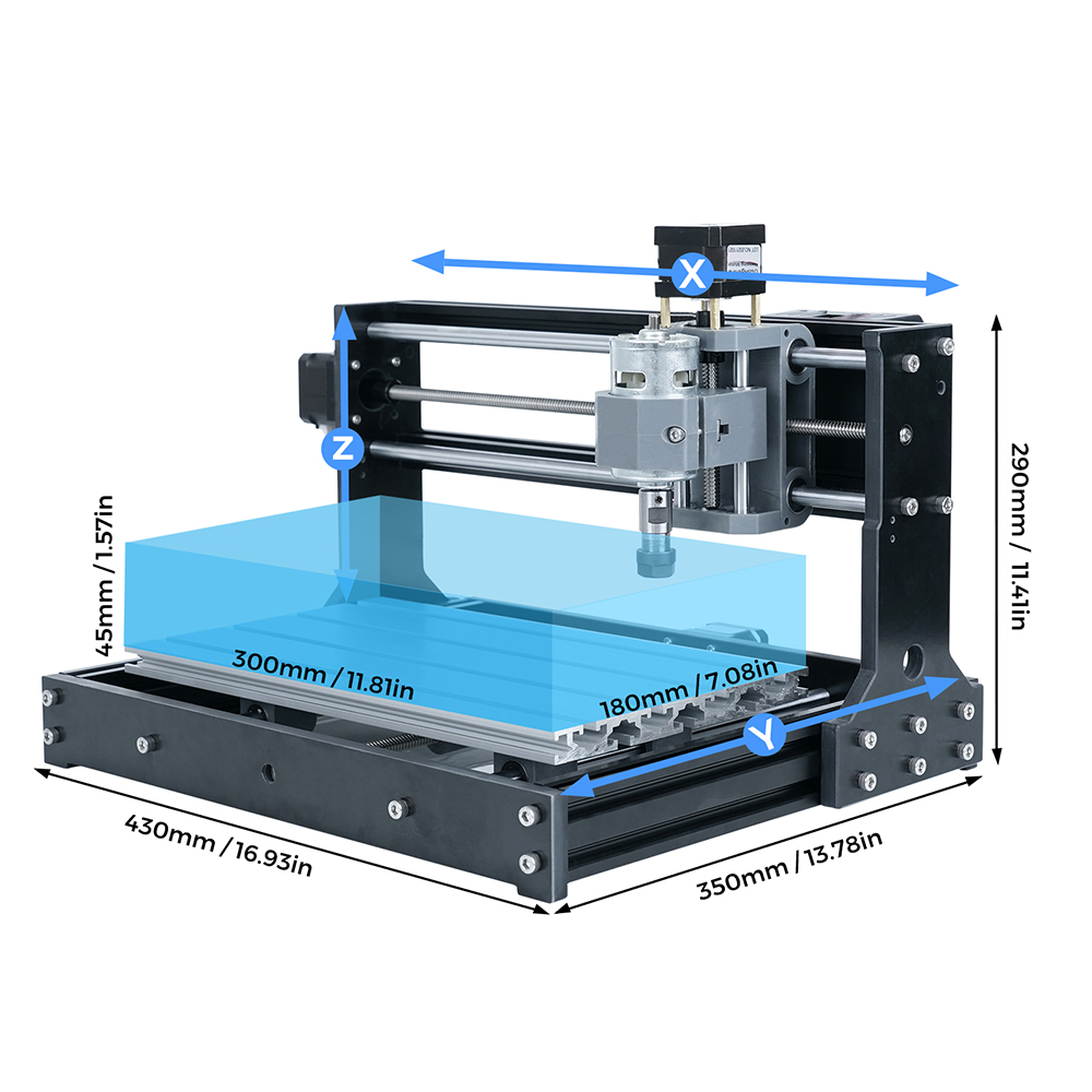 เครื่องเราเตอร์ CNC ขนาดเล็ก ร - 3018 Aluminium Cnc บทวิจารณ์และราคา